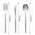 SUT 150Pcs Silver Plastic Silverware Set, Heavy Duty Disposable Cutlery Includes 50 Forks, 50 Spoons and 50 Knives for Party, Wedding and Catering