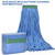 Matthew Cleaning 16oz 6Pack Cotton Floor Mop,Cotton Looped-Open String Heavy Duty String Mop Refills, Universal Headband Blend,Mop Head Replacement for Home, Industrial and Commercial Use(Blue)