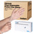OKIAAS Disposable Gloves S, Bulk of 1000 Pcs|Latex and Powder-Free Clear Vinyl Gloves for Household, Food Handling, Lab Work and more, 10 Dispenser Boxes