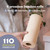Betterway Bamboo Natural Brown Paper Towels - 8 Rolls, 2 Ply, 110 sheets - Plastic Free, PFAS Free, Disposable Kitchen Paper Towels - Select Size, Tree Free, Compostable, Strong & Absorbent