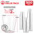 Stock Your Home 2 oz Shot Glasses - 500 Mini Plastic Shot Glasses (2oz) Clear Disposable Cups for Jello Shots, Wine Tasting, Liquor, Whiskey, Pudding, Sample Cup for Halloween and Elegant Parties