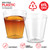 Stock Your Home 2 oz Shot Glasses - 500 Mini Plastic Shot Glasses (2oz) Clear Disposable Cups for Jello Shots, Wine Tasting, Liquor, Whiskey, Pudding, Sample Cup for Halloween and Elegant Parties
