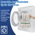 Eccliy 6 Pack Commercial Mop Heads Replacement Heavy Duty 18 oz Loop End Cotton String Wet Mop Refills Washable Absorbent Reusable for Industrial Home Tile Wood Concrete Floor (White,Green)