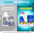 Truly Free Natural Laundry Detergent for Sensitive Skin | Eco Friendly, Plant Based, Baby Clothes Safe | Clean & Easy Powder to Liquid, 5 Pack Detergent + 1 Refillable Jug | Signature Scent 250 Loads