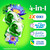 Gain Flings Liquid Washing Detergent Pacs, Now with Odor Defense + Color Guard, Waterfall Delight Scent, 4-In-1 Liquid Laundry Detergent Pods, Clean & Fresh, 112 Count (Packaging May Vary)