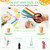 Tessco for you 800 Pcs 9.84 Inch Jumbo Smoothie Straws Bulk 10 mm Large Plastic Disposable Bubble Tea Straws Wide-Mouthed Individually Wrapped for Tall Homemade Milkshakes Drinking (Bright Color)