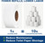 Commercial toilet paper - Jumbo toilet paper rolls -3,600 FT Industrial 3-Ply 9” Bulk Large Roll for Standard Jumbo Dispenser -100% Recycled Fibers-Soft and Absorbent Bathroom Tissue -6 Roll Case Pack