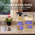 Granite Gold Clean and Shine Spray for Granite, Marble & Other Natural Stone & Quartz Surfaces, 1 x 64 Fl. Oz. & 2 x 24 Fl. Oz., 3-Pack