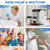 SIUQ 1500 Pack 3 oz Clear Plastic Cups, Disposable Bathroom Mouthwash Cups, Small Plastic Drinking Cup for Ice Tea, Tasting, Party, Picnic, BBQ, Travel and Event