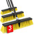 18 Inches Push Broom Outdoor- Heavy Duty Broom with 63" Long Handle for Deck Driveway Garage Yard Patio Concrete Floor Cleaning