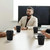 Lamosi 12 oz Disposable Coffee Cups with Lids, 50 Pack Insulated Hot Cups To Go Paper Coffee Cups with Lids and Straws, Corrugated Ripple Wall Cup for Hot Drink, Office, Coffee Bar (Black)