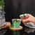 Hioasis 200Pcs 9OZ Clear Plastic Cups with silver Trim - Plastic Disposable Cups, Heavy Duty & BPA-free for Party, Wedding, Celebration