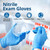 SwiftGrip Disposable Nitrile Exam Gloves, Blue, Latex Free, Medical Gloves for Cleaning, Food-Safe, Powder Free, Non-Sterile, 1000-ct Case (X-Small)