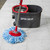 Simpli-Magic 360° Spin Mop and Bucket with Wringer – 10,000 Spin Cycles – 3 High-Absorbent Microfiber Replacement Heads – Mop and Bucket Set for All Types Floor Cleaning