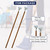 ILOT 59" Mop Claw Clamp Commercial Mop Handle Pack of 2 Industrial Mop Steelhead with Wooden Handle Wet Mops for Floor Cleaning Heavy Duty (Mops not Included)