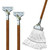 ILOT 59" Mop Claw Clamp Commercial Mop Handle Pack of 2 Industrial Mop Steelhead with Wooden Handle Wet Mops for Floor Cleaning Heavy Duty (Mops not Included)