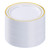 BESTVIP 100PCS Gold Plastic Plates, 10.25 Inch Disposable Dinner Plate Party with Gold Rim for Christmas, Thanksgiving, Heavy Duty Disposable Plastic Plates for Party, Wedding and Birthday, Events