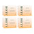 ALŌH Skin - Softening Sanitizing Hand Wipes – Sweet Orange Bergamot - 4 Boxes of 20 Individually Wrapped Wipes (80 wipes)