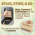 Brown Unbleached Z-Fold Paper Towels – 1000ct | Commercial Multifold Paper Towels for Dispenser | All-Natural, Bleach-Free, Tri-Fold Recycled Disposable Hand Towels for Bathroom & Kitchen Use