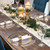Goodluck 350 Piece Gold Plastic Dinnerware Set for Party, Clear Disposable Plates for 50 Guests, Include: 50 Dinner Plastic Plates, 50 Dessert Plates, 50 Pre Rolled Napkins with Cutlery Set, 50 Cups