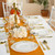 Bestluck 175PCS Gold Plastic Plates for 25 Guests, Disposable Dinnerware Sets Include 50 Gold Rim Plastic Plates, 25 Silverwares, 25 Cups, and 25 Pre Rolled Napkins for Party, Wedding and Graduation
