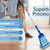 4 Pack - Large Microfiber Tube Mop 400GSM - Heavy Duty Industrial Wet Mop Head Refill,Commercial, Thick Fiber, Replacement Heads, Extra Absorbent