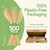 Jenvita 100% Bamboo Cutlery Set - 500 Biodegradable Utensils (300 Forks, 100 Knives, 100 Spoons) - Reusable or Disposable Bamboo Flatware | Compostable FSC Certified Utensils for Weddings & Parties