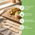 Jenvita 100% Bamboo Cutlery Set - 500 Biodegradable Utensils (300 Forks, 100 Knives, 100 Spoons) - Reusable or Disposable Bamboo Flatware | Compostable FSC Certified Utensils for Weddings & Parties