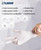 LANON Food Safe White Disposable Nitrile Gloves, Latex-Free, Powder-Free, Textured Fingertips, Cooking, Cleaning, Case, Large