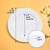 JOLLY CHEF 100 Pieces White Plastic Plates-10 Inch Elegant Disposable Plastic Plate, Disposable White for Weddings,Parties,Christmas,Birthdays and Events