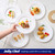 JOLLY CHEF 100 Pieces White Plastic Plates-10 Inch Elegant Disposable Plastic Plate, Disposable White for Weddings,Parties,Christmas,Birthdays and Events