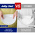 JOLLY CHEF 100 Pieces White Plastic Plates-10 Inch Elegant Disposable Plastic Plate, Disposable White for Weddings,Parties,Christmas,Birthdays and Events