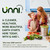 UNNI 3 Gallon Compostable Trash Bags with Tie Handles, 200 Count Small Food Scrap Kitchen Compost Bags for Countertop Bin, Certified by BPI, CMA & OK compost HOME, Meets ASTM D6400