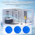 KIISIISO Automatic Toilet Bowl Cleaner Tablets Blue 72 Pack, Drop-In Tank Cleaner for Bathroom, Prevent Stains & Deodorize, Septic Safe, Long-Lasting Cleaning Tabs - Fresh Scent