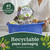 Aria 100% Recycled Toilet Paper, 24 Rolls, 3-Ply Soft Bath Tissue, Paper Packaging