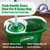 Libman Tornado Spin Mop System | Mop and Bucket with Wringer Set | Mops for Floor Cleaning | 1 Mop Head Included