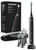 Aquasonic Black Series Ultra Whitening Toothbrush – ADA Accepted Electric Toothbrush- 8 Brush Heads & Travel Case – 40,000 VPM Electric Motor & Wireless Charging - 4 Modes w Smart Timer