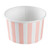 Coppetta 3-Ounce Dessert Cups, 200 Disposable Ice Cream Cups - Lids Sold Separately, Striped, Pink And White Paper FroYo Bowls, For Hot And Cold Foods, Perfect For Gelato Or Mousse - Restaurantware