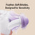 Soocas Multiclean Ultra Soft Electric Toothbrush Replacement Heads, Compatible with Both NEOS II and NEOS II Ultra, 2 Brush Heads, Soft Bristles, Midnight Blue