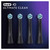 Oral-B iO Ultimate Clean Electric Toothbrush Head, Twisted & Angled Bristles for Deeper Plaque Removal, Pack of 4, Suitable for Mailbox, Black