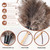 FeelfunFeather Ostrich Feather Duster 14" Natural Handheld Reusable Feathers Dusters with Wooden Handle for Cleaning Supplies Home Car Office(6PCS)