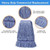6 Pack Heavy Mop Replace Head，mop Head Replacement,Commercial mop Heads,Reusable Mop Head Refills-Replacement Mop Heads SuitableWet Industrial Blue Cotton Looped End String Head Refill (Blue)
