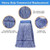 6Pack Heavy Duty Commercial Looped End Cotton Mop,String Cotton Mop Refill Heads Wet Industrial Blue Cotton Looped End String Head Refills, Heavy Mop Replace Head,for General and Floor Cleaning