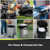 100 Count 55-60 Gallon Trash Bags, Sturdy & Tear-Resistant Commercial Can Liners 55 Gallon, Large Garbage Bags, Large Black Trash Bags for Commercial, Lawn and Leaf Bags