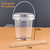 30 Sets - 34 oz Plastic Cups with Lid and Straw,Disposable Coffee Cups with Lids for Iced Coffee,Smoothie,Milkshake,Cold & Hot Drinks, Sturdy/Food Safe/Reusable Clear Party Cups for Pool, Beach Party