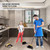 2-Pack is More economical,Brooms with Dustpan Combo Set， with 52" Long Handle, Dustpan Teeth with self-Cleaning Function, Indoor and Outdoor Sweeping, Perfect for Home Office (Large/Yellow/ 2-Pack)