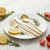 LIYH 360 Pcs Gold Plastic Silverware - Elegant Gold Silverware Disposable Utensils Set for Weddings,Parties & Events - Includes Forks,Spoons,Knives,Cutlery Tableware