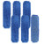 Commercial 36 Inch Dust Mop Head: Replacement Heavy-Duty Sweeper and Janitorial Industrial Dust Mop Head for Floor Cleaning, Office, School, Restaurant, Hospital (Blue - 6 Pack)