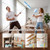 6ft Extendable Duster Handle with 40 Refills, Compatible with Swiffer Duster, Disposable Microfiber Dusting Pads for Home Cleaning, Ceiling, Fan, Window, Hard-to-Reach Areas