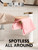 Fantasticlean Microfiber Cleaning Cloth Roll -150 Pack, Tear Away Microfiber Towels, 12" x 12", Reusable, Washable, Ultra Absorbent Dishcloth for All-Around Cleaning Supplies (2 Rolls of Pink)